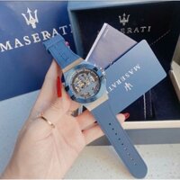 Đồng Hồ Nam Maserati Potenza Automatic Skeleton Dial Men Watch R8821108035/ R8821108028 Màu Xanh Blue✔