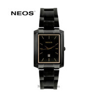 Đồng Hồ Nam Mặt Chữ Nhật Neos N-30856M Sapphire Dây Thép