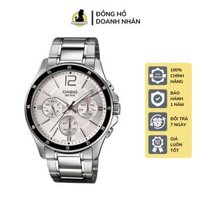Đồng Hồ Nam Mặt Đen Dây Thép Casio MTP 1374D – 7AVDF