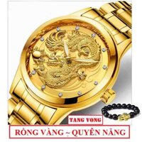 Đồng hồ nam mặt rồng vàng