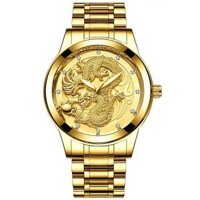 Đồng Hồ Nam Mặt Rồng Vàng Doanh Nhân Cao Cấp