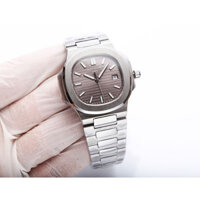 Đồng hồ nam mặt vuông Patek Philippe NAUTILUS YY3 42MM Cổ điển đơn giản, Dây đeo bằng thép không gỉ Xu hướng thông thường Đồng hồ nam cơ khí tự động