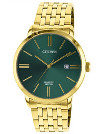 Đồng hồ nam mặt xanh lá cây Citizen dây kim loại DZ0002-50X