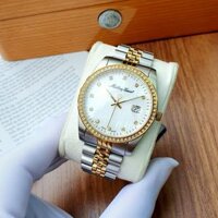 Đồng hồ nam Mathey-Tissot Mathey III Quartz Crystal Demi Gold Watch H709BQI