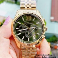 Đồng Hồ Nam Michael Kors MK8446 Dây Kim Loại Vàng Mặt Xanh 45mm