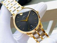 Đồng Hồ Nam Movado 1881 0607463 Automatic Size 39.5 Demi Gold Sapphire Like New