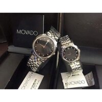 Đồng Hồ Nam Movado Museum Classic Black Movado 0606878 Và Nữ Museum Classic Black 0606858