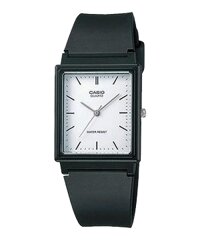 ĐỒNG HỒ NAM MQ-27-7EDF Dây nhựa đen - Mặt đồng hồ vuông 3 kim