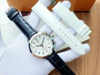 (ĐỒNG HỒ NAM) (New) TISSOT PRC 200 T055.417.16.017.00 (T0554171601700) Chronograph White Dial Steel Watch