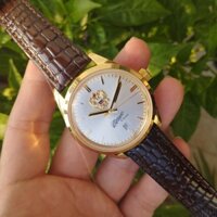 Đồng hồ nam Nga Poljot Máy Cơ, dây da cao cấp, mặt kính cong chống xước