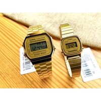 Đồng hồ nam nữ CASIO LA670-WGA-9 và A168 dây kim loại chính hãng cao cấp giá rẻ