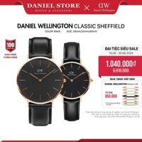 Đồng Hồ Nam Nữ Daniel Wellington Classic Sheffield Rose Gold Black 32mm & 40mm DW Chính Hãng - Daniel Store