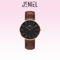 Đồng hồ Nam, Nữ Daniel Wellington dây da Classic Bristol 36mm DW00100137