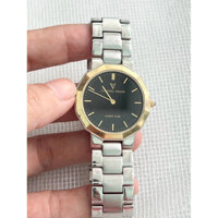 Đồng hồ nam / nữ hiệu máy pin 2hand - Valentino Domani siêu mỏng - size mặt 32mm, size tay ~ 17.5cm