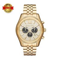 Đồng Hồ Nam Nữ Michael Kors MK8494 - Nền Mặt Số Đính Pha Lê