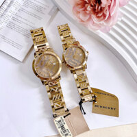 Đồng Hồ Nam Nữ SWISS QUARTZ buberry BU9038 BU9234 Dây Thép Size 26mm / 38mm burberry