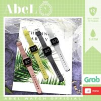 Đồng Hồ Nam Nữ Thời Trang, Đồng Hồ Điện Tử Đeo Tay chính hãng cảm ứng LED tráng gương dây thép không gỉ - Shop Abel