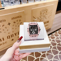 Đồng hồ Nam Nữ Unisex Guess GW0032G1 Sporting Pink Limited Edition Watch 43mm, Authentic, fullbox, Luxury diamond watch