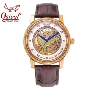 Đồng hồ nam Ogival Skeleton OG358.37AGR-GL
