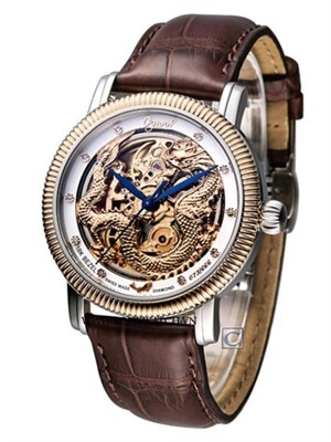 Đồng hồ nam Ogival Skeleton OG358-18.65AGSR-GL