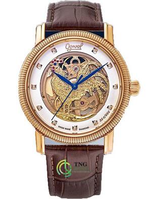 Đồng hồ nam Ogival Skeleton OG358.37AGR-GL