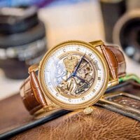 Đồng Hồ Nam Ogival OG358.55AGR-GL-T Vua Sư Tử Dây Da