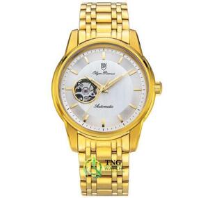 Đồng hồ nam Olym Pianus OP990-162AMK - Màu trắng, vàng