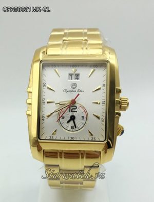 Đồng hồ nam Olympia Star OPA58031MK - Màu trắng, vàng