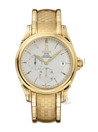 Đồng hồ nam Omega Co-Axial Power Reserve vỏ vàng hồng 18k dây vảy rồng 39mm