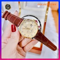 Đồng hồ Nam Omega, Đồng hồ OMG05 Dây da cao cấp, Mặt Sapphire chống xước, chống nước thẻ bảo hành 12 tháng