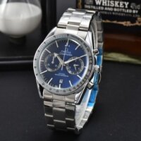 Đồng hồ nam OMEGA OMEGA Quartz Movement bằng thép không gỉ Dây đeo bằng thép không gỉ và da 4