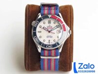 ĐỒNG HỒ NAM OMEGA SEAMASTER FAKE CAO CẤP NHÀ MÁY OM FACTORY DÂY VẢI 41MM