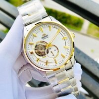 Đồng hồ Nam Orient Automatic Open Heart(Size:40.8mm) Hở tim, dây kim loại, kính shapphire - Cơ tự động RA-AR0001S00C