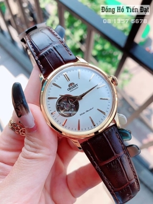 Đồng hồ nam Orient Bambino Open Heart RA-AG0003S00C