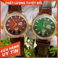 Đồng Hồ Nam ORIENT mặt 2 màu thời trang, mạ vàng 18k, chống nước siêu cấp, mặt sapphire chống xước, bảo hành 12 tháng