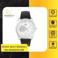 Đồng hồ nam Orient Semi Skeleton RA-AR0004S10B máy cơ tự động kim giờ phút phủ dạ quang trắng phong cách thời thượng