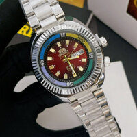 Đồng Hồ Nam Orient, Size Mặt 40mm, Máy Pin, Kim Trôi, Chống Nước tốt, Lịch Ngày/Thứ, Dây Nguyên Khối