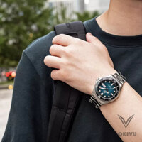 Đồng Hồ Nam Orient Sport Mako Xanh Ngọc Lục Bảo Dây Thép RN-AA0811E