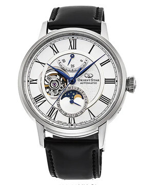 Đồng hồ nam Orient Star Mechanical Moon Phase Classic RE-AY0106S00B