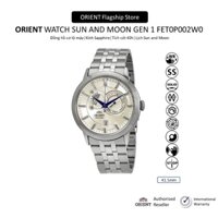 Đồng hồ nam Orient Watch Sun and Moon Gen 1 FET0P002W0 máy cơ Automatic kính Sapphire chống xước dây thép tay chính hãng