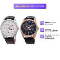 Đồng hồ nam Orient Watch Sun And Moon RA-AK03 máy lộ cơ automatic mặt kính sapphire dây da đeo tay cao cấp chính hãng