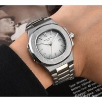 Đồng hồ nam Patek Philippe Fashion Square dây thép không gỉ thể thao thoải mái