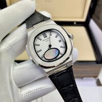 Đồng Hồ Nam patek. philippe PA51A Case 40mm TRẮNG Viền trơn Máy Cơ Automatic Nhật