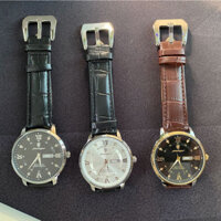 Đồng Hồ Nam Poedagar Đính Đá Sang Trọng, Chạy Lịch Ngày, Thứ.