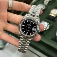 đồng hồ nam Rolex Daydate 40mm máy Calibre 2836 thụy sĩ, viền đá cz