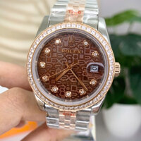 Đồng hồ Nam Rolex đồng hồ cơ Automatic mặt 3D vi tính NHIỀU MÀU size 39- 40mm