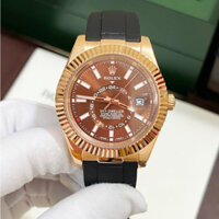 Đồng Hồ Nam Rolex Sky Dweller, Máy Cơ Nhật Bản, Kính Saphire Nguyên Khối, Thép 904L, Size 40mm, Chống Nước 5AMT