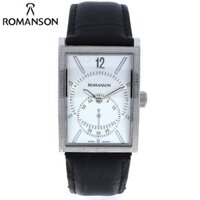 Đồng hồ Nam Romanson DL5146NMWBK , Chính hãng full box , Chống nước , Quartz , Dây da