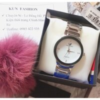 Đồng Hồ Nam ROSRA Màu Bạc N02 Cao Cấp NM378