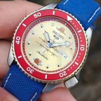 Đồng Hồ Nam Seiko 5 SRPF60K1 Automatic Size 42.5 Sports ONE PIECE Monkey D Luffy Limited 3000 Pcs